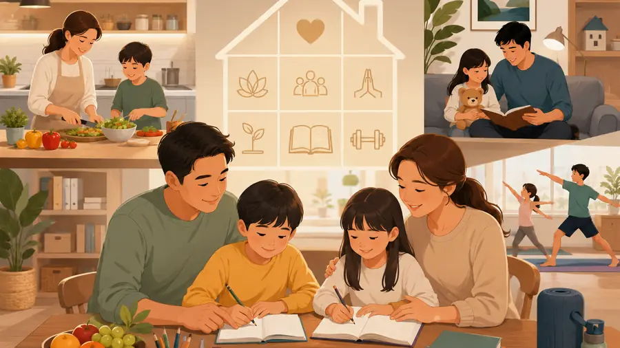 Keluarga membangun ritme komunikasi di rumah